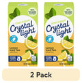 (2 Pack)  Drink Mix, 6 Pitcher Packets, for Flavorful Hydration and Shareable Refreshment, Decaf Lemon Natural Flavor Iced Tea, Made with Black Tea, 1.5 Oz