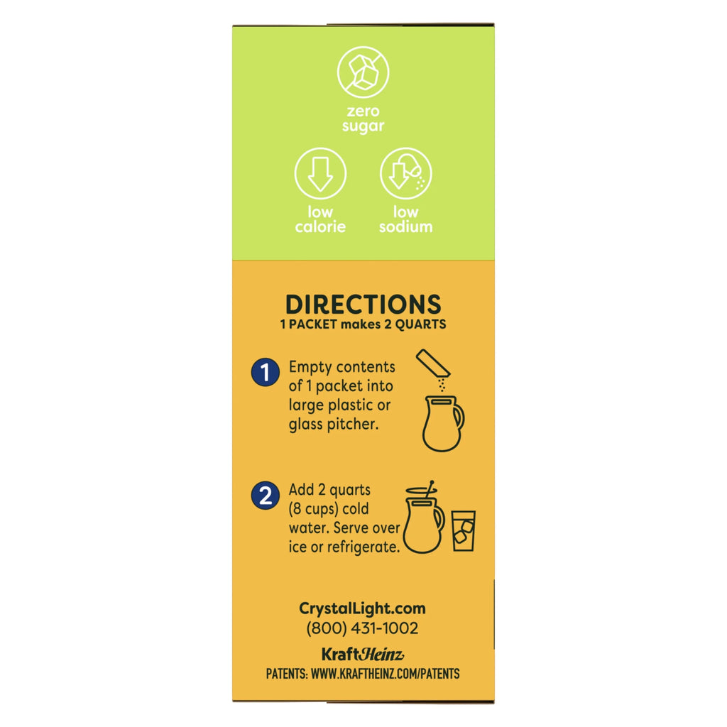 (2 Pack)  Drink Mix, 6 Pitcher Packets, for Flavorful Hydration and Shareable Refreshment, Decaf Lemon Natural Flavor Iced Tea, Made with Black Tea, 1.5 Oz