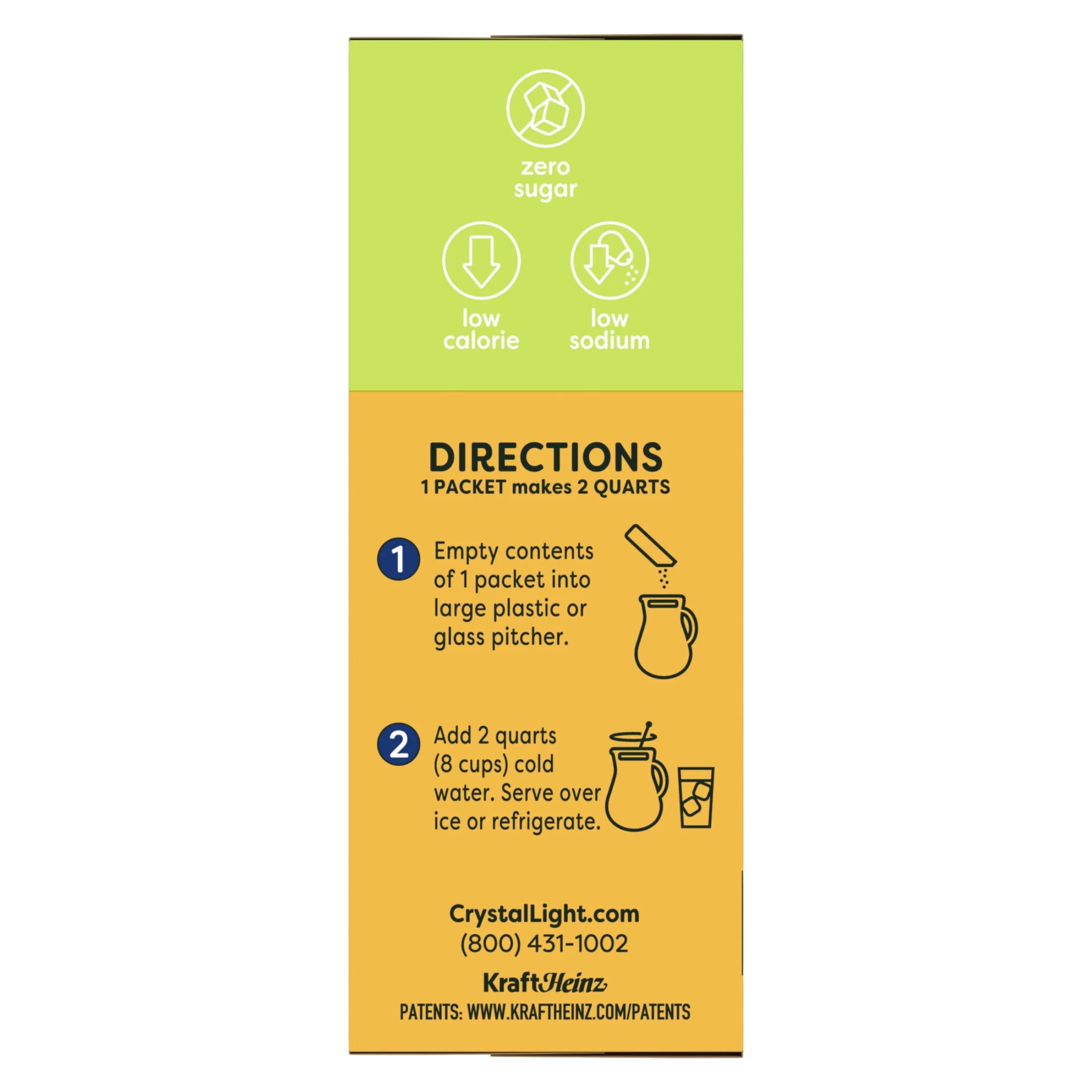 (2 Pack)  Drink Mix, 6 Pitcher Packets, for Flavorful Hydration and Shareable Refreshment, Decaf Lemon Natural Flavor Iced Tea, Made with Black Tea, 1.5 Oz